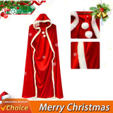 イベント・クリスマスグッズ｜クリスマスサンタ風ポンチョ(丈80c/120c/150c)