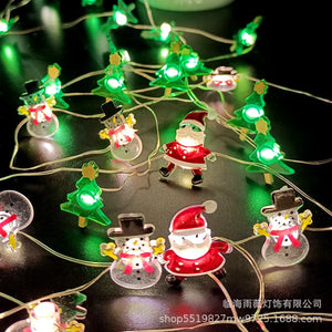 イベント・クリスマス装飾｜LEDクリスマス柄ライト(2M)