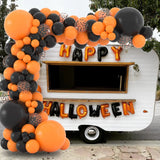 イベント・ハロウィン装飾｜ハロウィンバルーンガーランドセット（117個セット）