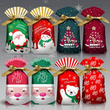 イベント・クリスマス装飾｜ビニール製 クリスマス柄ギフト用バッグ(5個入)