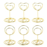 イベント・結婚式装飾｜金属製ハート型プレースカードホルダー 24個セット