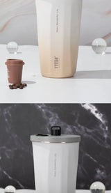 |イベント・ノベルティ用品 |  真空断熱ステンレス製 ストロー付きボトル | 600ml