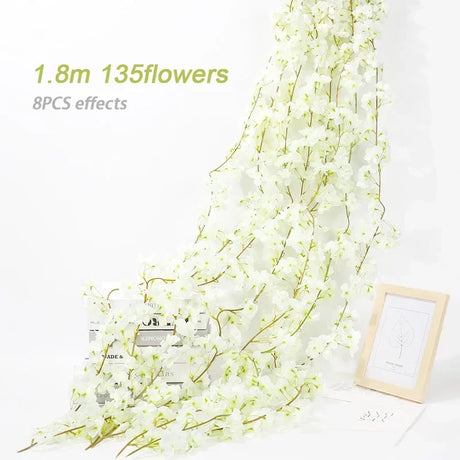 パーティー・インテリア装飾｜造花 桜ガーランド（1.8M/2.3M）