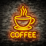 COFFEE　LEDネオンサイン（ネオン看板）　イエロー