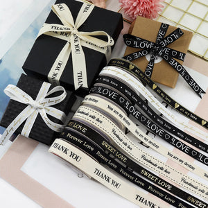 バレンタインデー用ハート柄片面プリントリボン