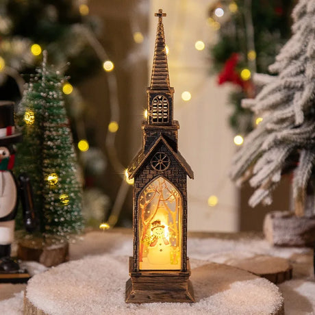 イベント・クリスマス装飾｜LEDナイトライト サンタ＆スノーマン(高さ22.5cm)