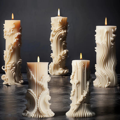 クラフト・DIY用｜ハンドメイドキャンドル用 ヨーロッパ彫刻風型｜誉PRINTING