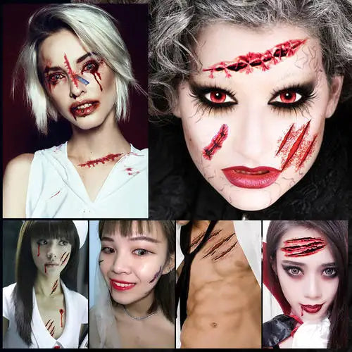 イベント・ハロウィングッズ｜ハロウィン用防水タトゥーステッカー(30枚セット)