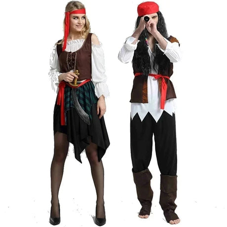 イベント・ハロウィングッズ｜パイレーツ・コスチューム ジャックスパロウ風（男性用／女性用）