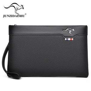 |イベント・ノベルティ用品 | メンズPUレザークラッチバック | W26cm×H17cm×D3cm
