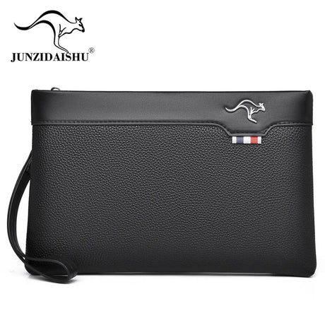 |イベント・ノベルティ用品 | メンズPUレザークラッチバック | W26cm×H17cm×D3cm