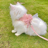 イベント・パーティーグッズ｜蝶結びデザインの猫用ハーネスリーシュ
