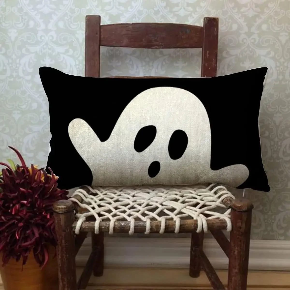 イベント・ハロウィングッズ｜リネンクッションカバー30x50cm