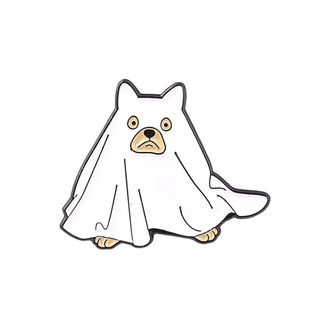 イベント・ハロウィングッズ｜カボチャゴーストエナメルブローチ