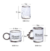 |イベント・ノベルティ用品 | 耐熱 氷カットガラス製マグカップ | 300ml