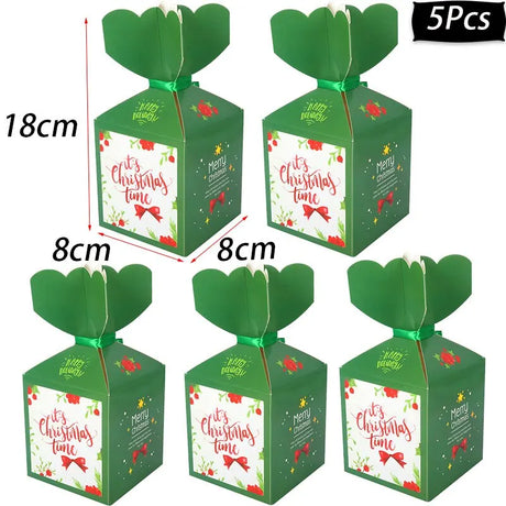 イベント・クリスマス装飾｜手さげ型・ボックス型 ギフト用バックセット(4pcs/5pcs)