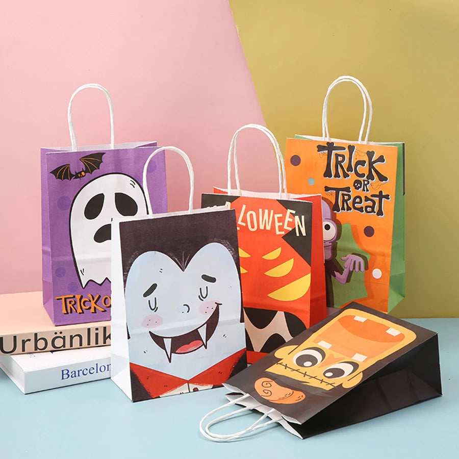 イベント・ハロウィングッズ｜再利用可能ギフトバッグ6個セット