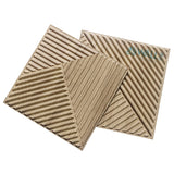 【DIY用】３D幾何学柄 石膏壁面風ステッカー(12pcs）