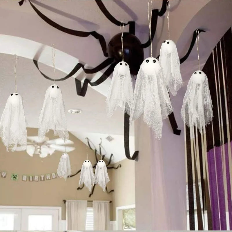 イベント・ハロウィン装飾｜吊り下げゴースト12個セット ハロウィン装飾