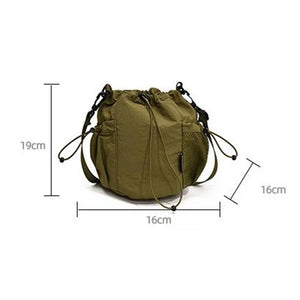 |イベント・ノベルティ用品 | 防水ナイロン大容量バケットバッグ| W16×H19×D16㎝