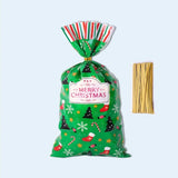 イベント・クリスマス装飾｜キャンディバッグ50個セット