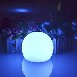 イベント・パーティー装飾｜ソーラー式 LED防水ボールライト(直径:15㎝/20㎝/25㎝)