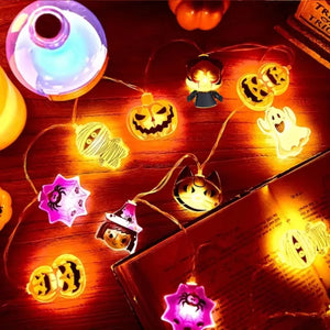 イベント・ハロウィン装飾｜電池式LEDストリングライト