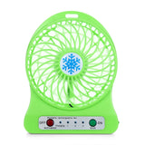 |イベント・ノベルティ用品 | 充電式 LEDライト付きポータブルミニファン