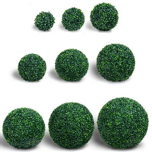 10〜50cmの人工緑の植物の芝生のボール