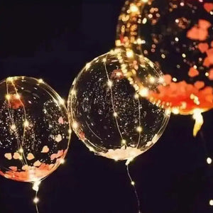 イベント・クリスマス装飾｜LED光るバルーン 50cm 3セット