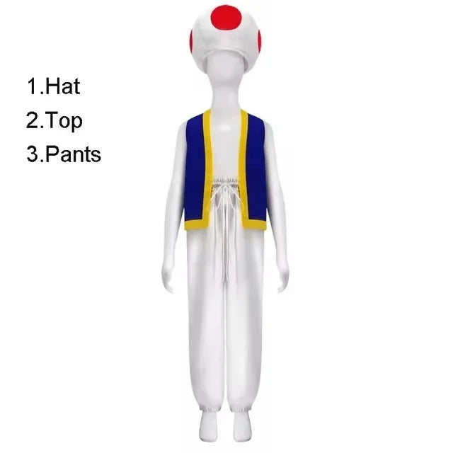 イベント・ハロウィングッズ｜キノピオ風コスプレセット（S～XXXL）
