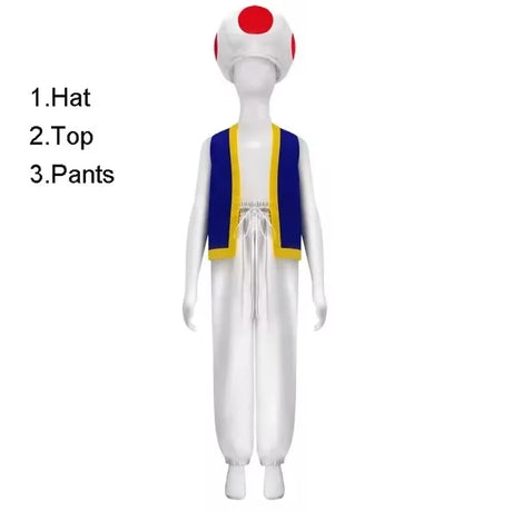 イベント・ハロウィングッズ｜キノピオ風コスプレセット（S～XXXL）