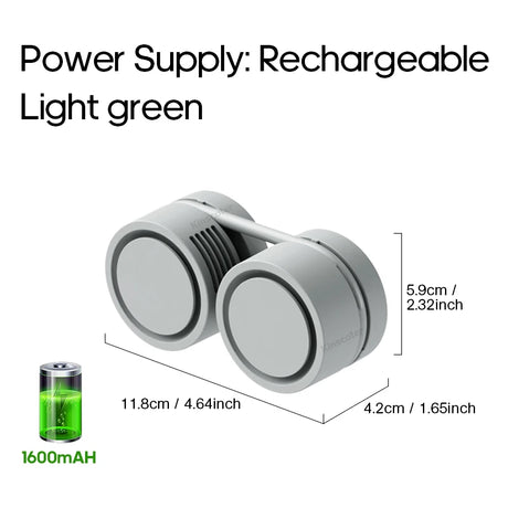 |イベント・ノベルティ用品 | 充電式 折りたたみ可能！ポータブルネックファン