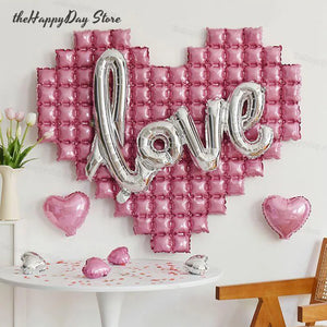 ハート型バルーン バレンタインデー装飾