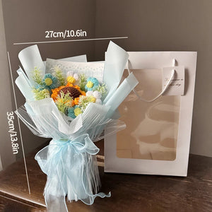 手作りかぎ針編みの花束 母の日ギフト