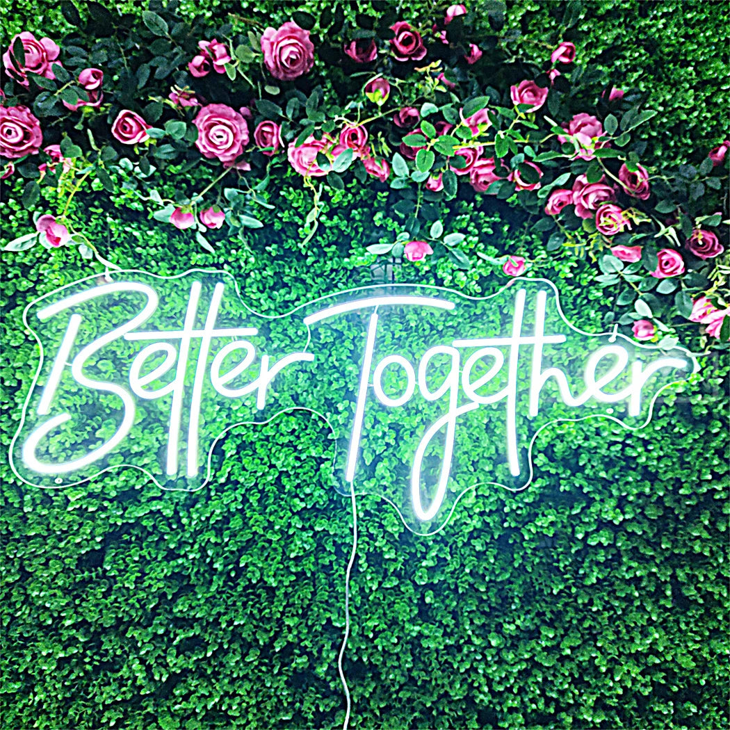 Mr&Mrs／Better Together LED ネオンサイン