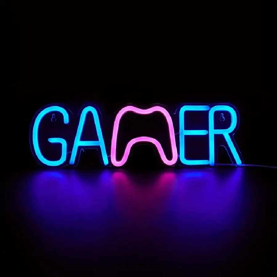 GAMER／GAMING ZONE／GAME TIME　LEDネオンサイン