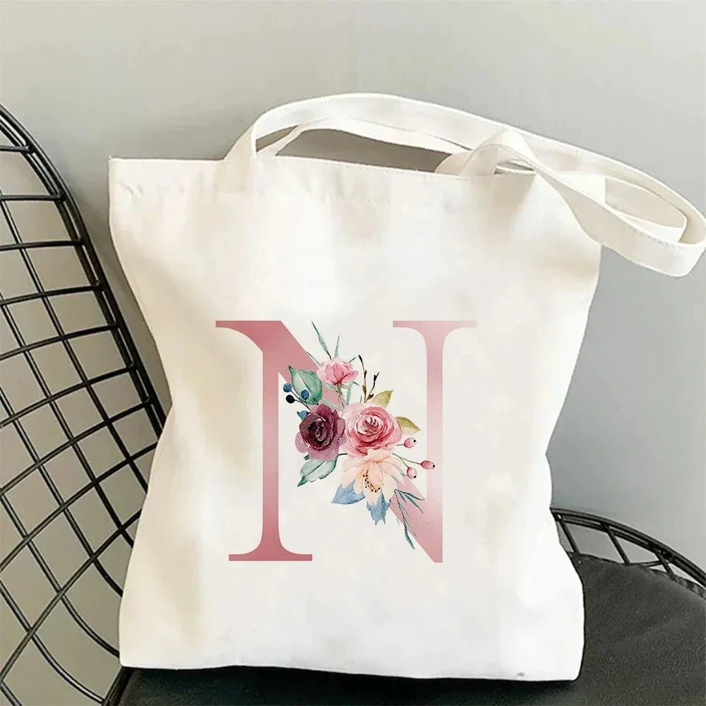 |ノベルティ用品 | イニシャルプリントトートバッグ | 35×40c