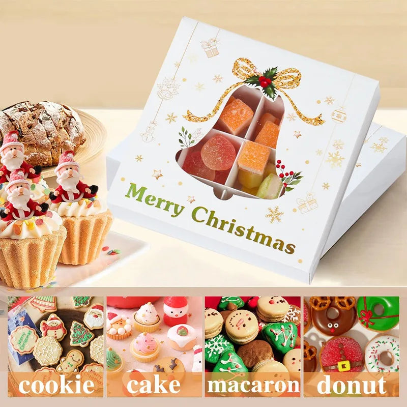イベント・クリスマス装飾｜紙製クリスマス柄ギフトボックス