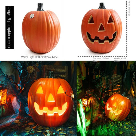イベント・ハロウィングッズ｜LEDかぼちゃランタン3個セット
