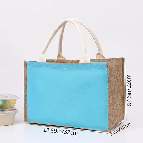 |ノベルティ用品 |リネン風マチ幅広ファスナー付きバック | 32×22c
