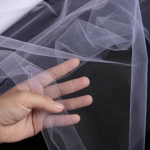 ホワイトチュールロール 1.6x18m 結婚式・パーティー用