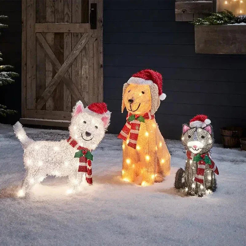 イベント・クリスマス装飾｜LEDアクリルプレート型イルミネーション