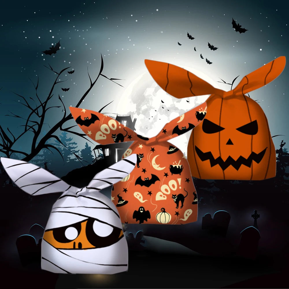 イベント・ハロウィングッズ｜ギフトバッグ 50個セット キャンディ用
