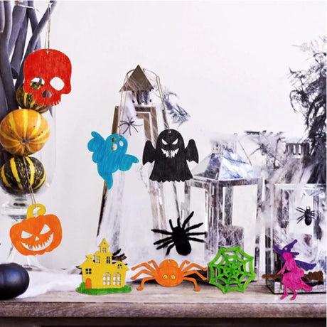 イベント・ハロウィングッズ｜木製DIYカボチャ装飾品セット