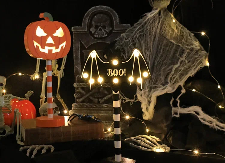 イベント・ハロウィングッズ｜ナイトライト 防水LED パンプキン