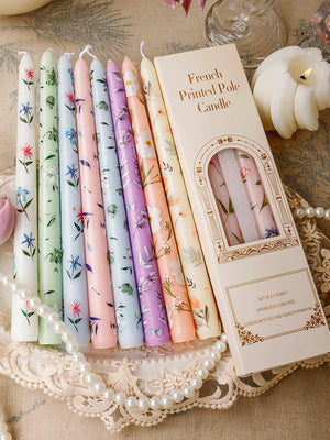 ヨーロピアンスタイルのロングキャンドル