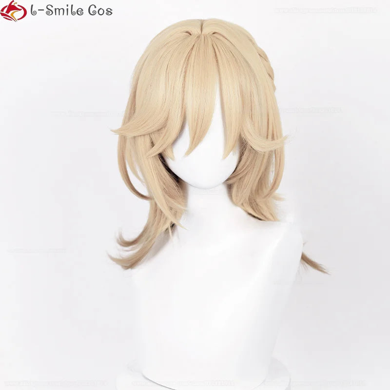 イベント・ハロウィングッズ｜耐熱コスプレ用 金髪ウィッグセット (50cm)