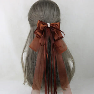 イベント・ハロウィングッズ｜メイド風 特大リボンヘアアクセサリー