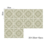 【DIY用】モダン柄タイル風 ステッカー 20×20c（10枚入）